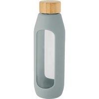 Avenue Glass 600ml Water Bottle in Grey