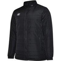 Umbro Men's Club Essential Bench Jacket in Black | Size: 4XL