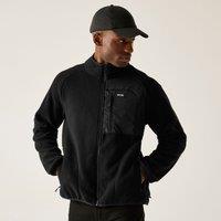 Regatta Men's Frankie Borg Full-Zip Insulating Fleece in Jet Black | Size: XL