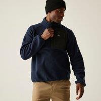 Regatta Men's Frankie Borg Half-Zip Insulating Fleece in Navy | Size: Small