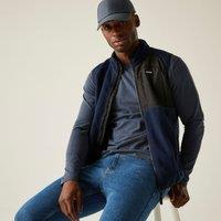 Regatta Men's Frankie Borg Full-Zip Gilet Bodywarmer in Navy | Size: Large