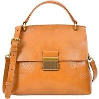 Womens Real Leather Handbag Small Cross Body Shoulder Bag Gabriella Green
