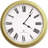 Primrose Outdoor Garden Clock Antique White Perfect Time Radio Controlled 38cm