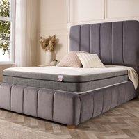 Aspire Memory Foam Tufted Bonnell Spring Mattress in White | Size: Small Single