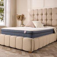 Aspire Natural Wool Bonnell Hybrid Tufted Mattress in White | Size: Single