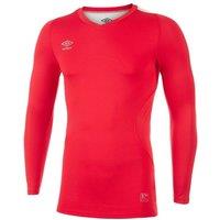Umbro Men's Elite V Neck Base Layer Top in Scarlet | Size: 4XL