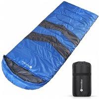 Neel Blue Foldable Telescopic Stool, Portable Collapsible Camping Stool in Blue