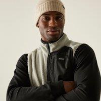 Regatta Men's Frankie Borg Full-Zip Gilet Bodywarmer in Cream | Size: XL