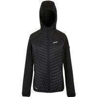 Regatta Women's Andreson Stretch Water-Repellent Hybrid Quilted Jacket in True Black | Size: 18