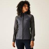Regatta Women's Clumber Water-Repellent Hybrid Quilted Jacket in Mid Grey | Size: 18