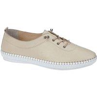 Mod Comfys Women's Leather Trainers in Tan | Size: 5