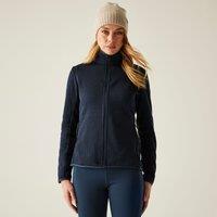 Regatta Women's Elzie Full Zip Lightweight Insulating Fleece in Navy | Size: 8