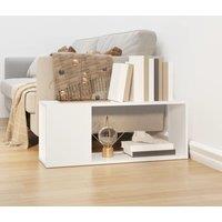 TV Cabinet White 80x24x32 cm Engineered Wood