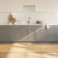 Berkfield Home Rug Rectangular Light Natural80x300 cm Bamboo in Beige | Size: Medium