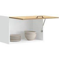 Berkfield Home Kitchen Wall Cabinet Kalmar Artisan Oak Engineered Wood in Brown