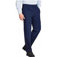 MyShoeStore Men's Elasticated Waistband Comfort Fit Cotton Rugby Trousers with Drawcord in Navy | Size: 30S