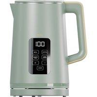 Cello Electric Digital Kettle with Temperature Control, 3000W Rapid Boil, LED Display, 1.7 Litre in Green