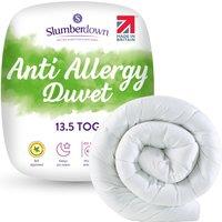 Slumberdown Anti Allergy 13.5 Tog Winter Duvet in White | Size: Double