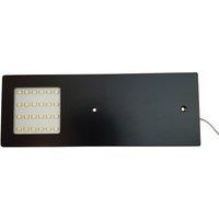 Loops 1x MATT BLACK Ultra-Slim Rectangle Under Cabinet Kitchen Light & Driver Kit - Natural White LED