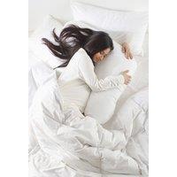 Snuggledown 2 Pack Retreat V Shape Firm Support Pillow in White