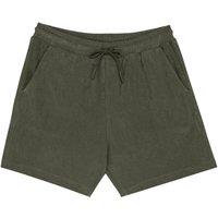 Native Spirit Men's Terry Towel Shorts in Khaki | Size: XL