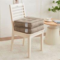 Ezysleep Outdoor / Indoor Set of 2 Seat Cushions in Natural | Size: 40 cm x 40 cm