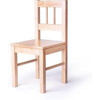 Bigjigs Toys Wood Chair in Natural