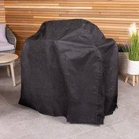 Charles Bentley Universal Waterproof Premium Gas Charcoal BBQ Cover in Black