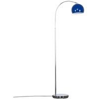 ValueLights Curva Silver Floor Lamp