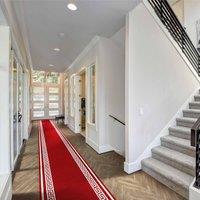 runrug Red Key Long Hallway Carpet Runner | Size: 70 cm x 150 cm