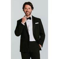 Dobell Men's Black Shawl Lapel Tuxedo Jacket | Size: 42R