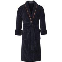 Bown of London Men's Earl Dressing Gown in Navy | Size: Large
