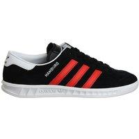 Originals Hamburg Red Leather Lace Up Trainers