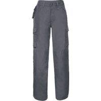 Russell Men's Heavy Duty Work Trousers in Grey | Size: 34S