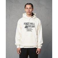 Kings Will Dream Men's Studio Cafe Boy Hoodie in Off-White | Size: Large