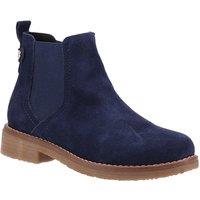 Hush Puppies Women's 'Maddy Wide' Ankle Boots in Navy | Size: 4