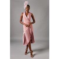 Coast Women's Tux Sleeveless Midi Dress in Mauve | Size: 8
