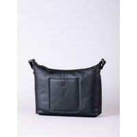 Lakeland Leather Women's 'Talkin' Leather Shoulder Bag in Black