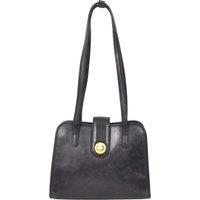 Womens Real Leather Shoulder Bag Classic Style Georgina Brown