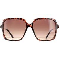 Guess Women's Square Dark Havana Brown Gradient GF6131