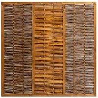 Primrose Premium Framed Fence Bunched Willow Hurdle Hand Woven 1.82m x 0.90m in None