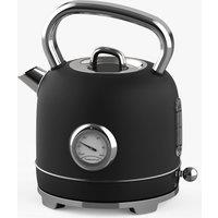 Geepas RetroVive 1.8L Kettle 3000W Fast Boil Stainless Steel Auto Shut-Off in Black