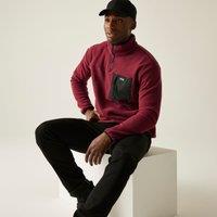 Regatta Men's Frankie Half Zip Fleece in Maroon | Size: 4XL