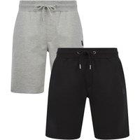 Tokyo Laundry Men's 2-Pack Jogger Short with Logo Badge in Light Grey | Size: Large