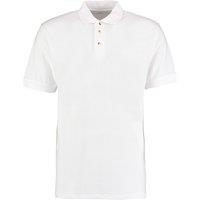 Kustom Kit Men's Workwear Short Sleeve Polo Shirt in White | Size: XL