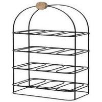Minster 64cm - 12 Bottle Wine Rack - Cast Iron - L63 x W33 x H18 cm - Black | Size: 1 Pack
