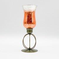 Minster 13 Inch Candle Holder - L14 x W14 x H40 cm - Gold | Size: 1 Pack