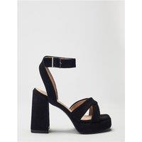 b.soleful Women's 'Sarie' Porvair Sandals in Black | Size: 3