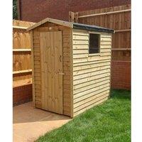 6 x 4 Feet Budget Garden Shed with 1 Window - Timber -