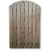 Churnet Valley Garden Furniture Ltd 2M High Classic Picket/Slatted Garden Gate - Wooden - Fully Assembled in Brown